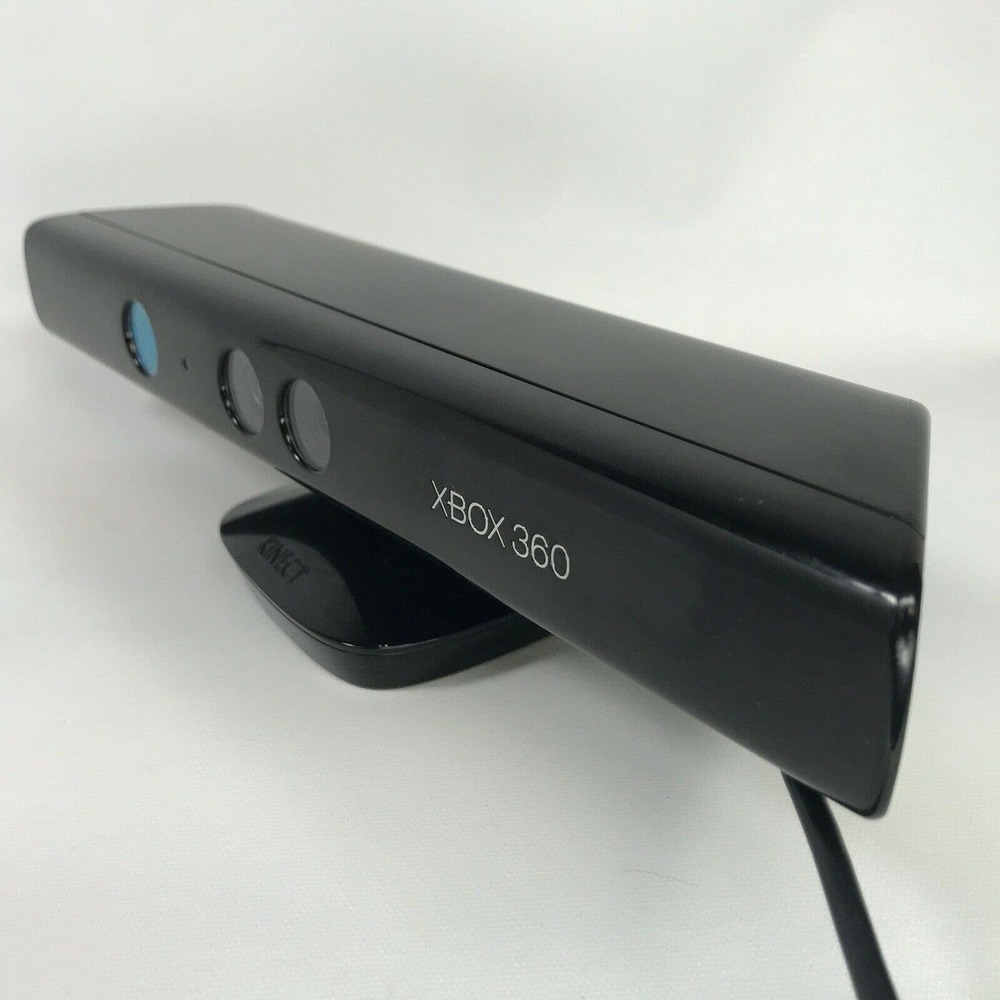 Genuine Microsoft XBOX 360 Kinect Sensor Bar 1414 + Bonus Disneyland Adventures